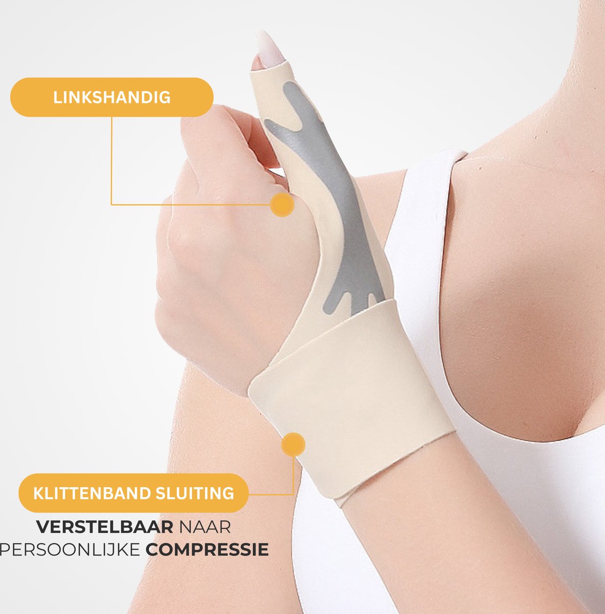 Duimbrace Dun 1 Paar Beige