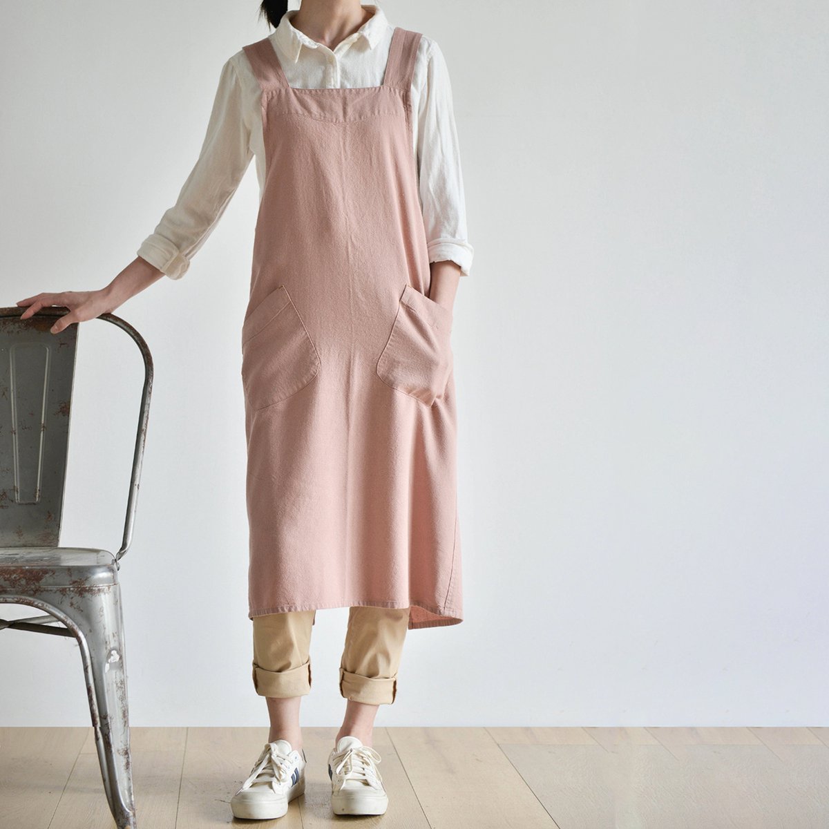 Keukenschort 'Blanco' Roze