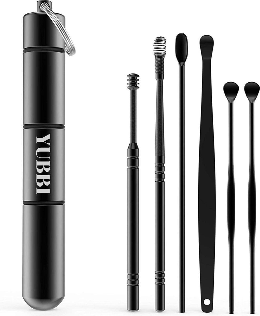 6 Delige Oorsmeer Verwijderaar Set met Etui