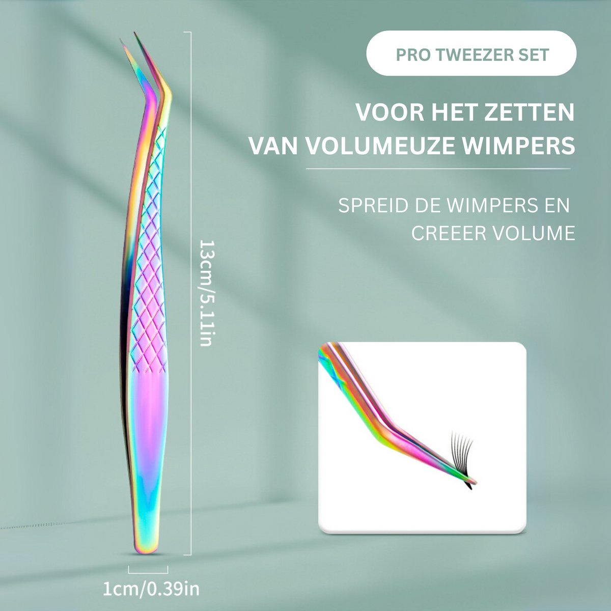 Wimperextension Pincet Set