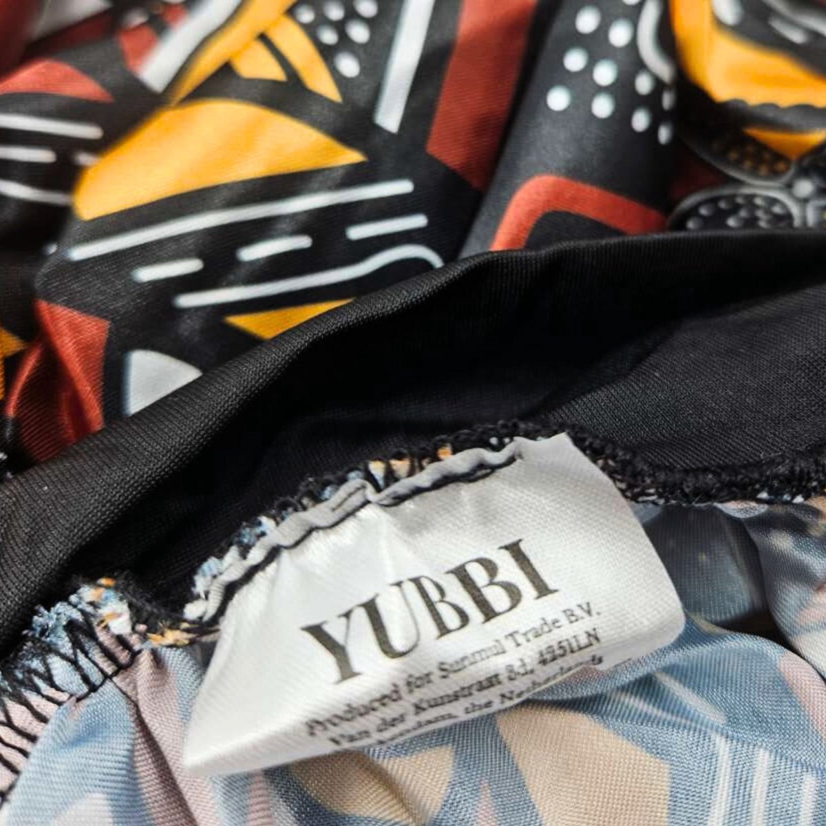 Bonnet XL Slaapmuts Zwart Rood