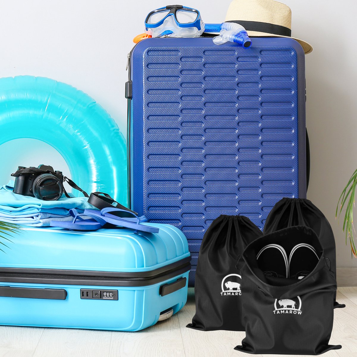 Reis & Opberg Tasen voor Schoenen & Kleding 3 Stuks