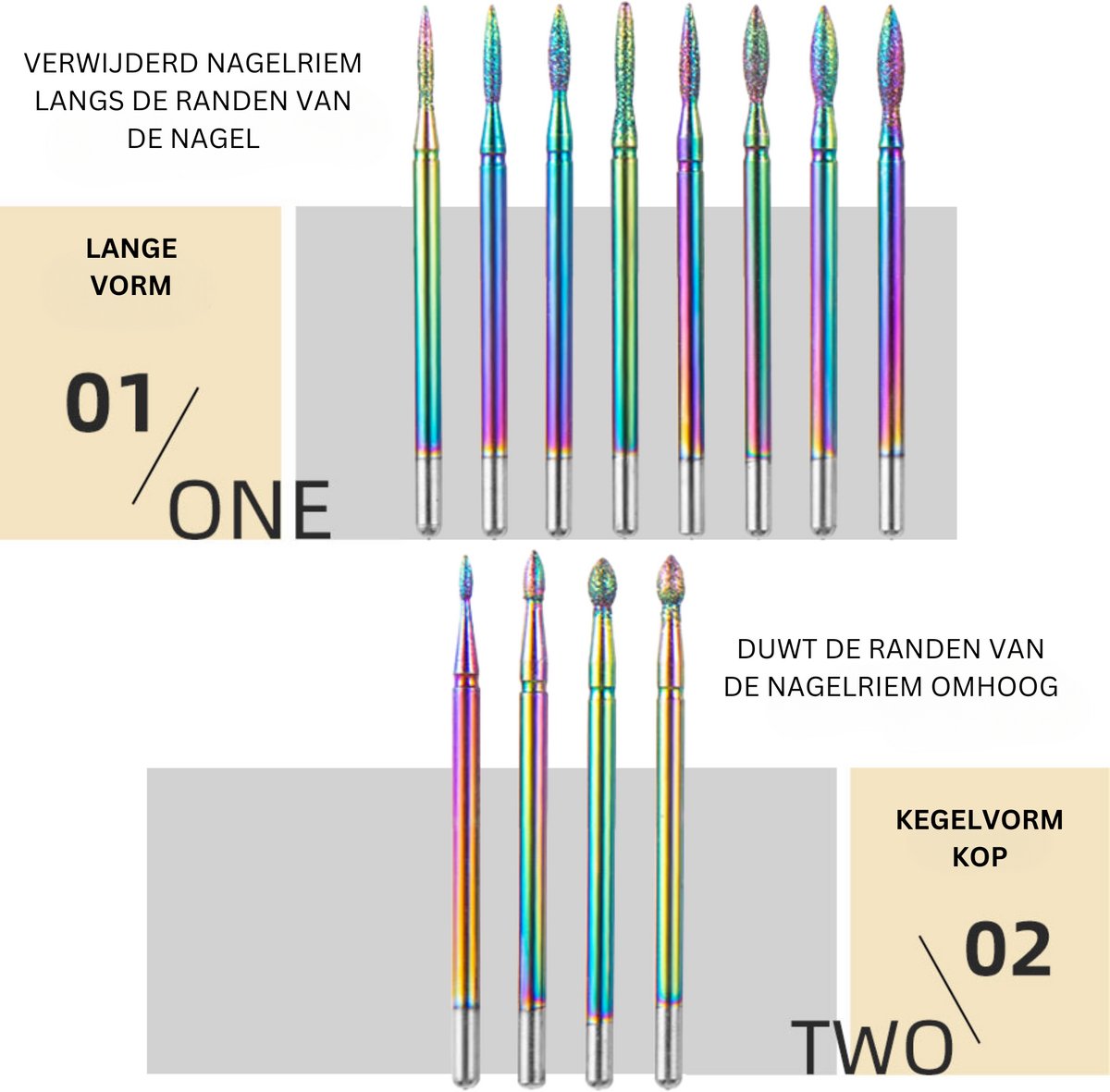 Bitjes Nagelfrees Opzetstukken 30 Stuks