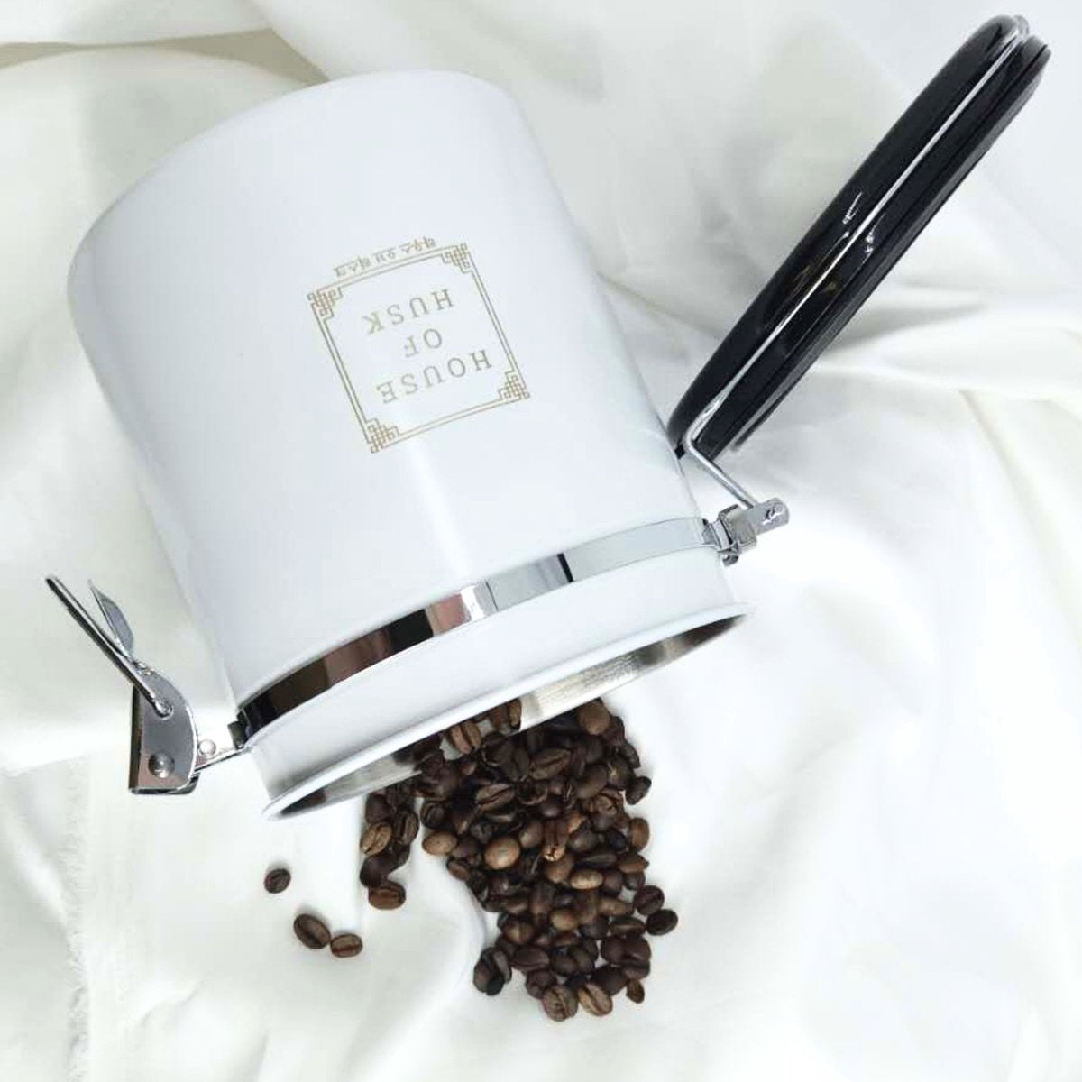 Koffieblik met CO² Ventilatie Wit