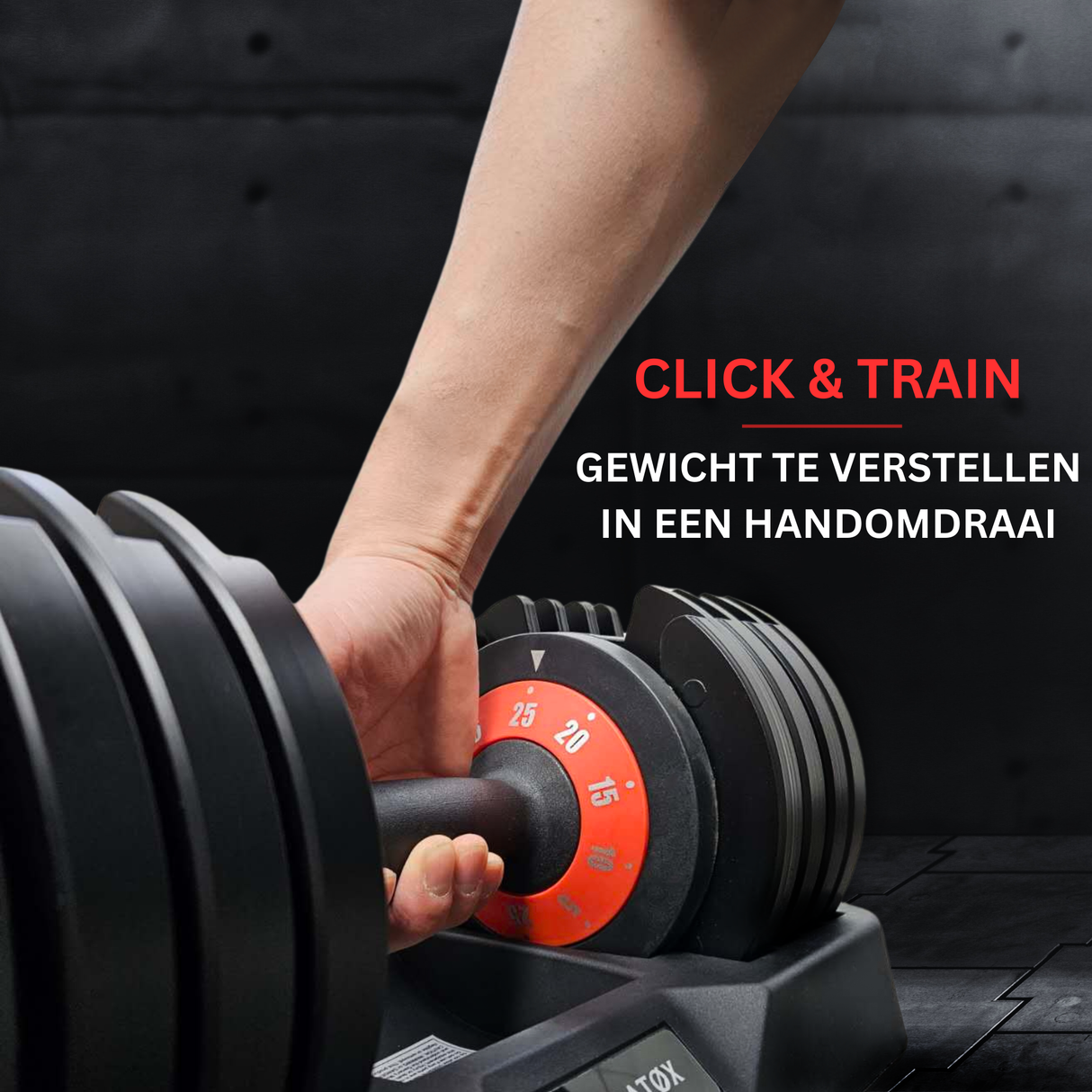 Verstelbare Dumbbell 5kg-25kg