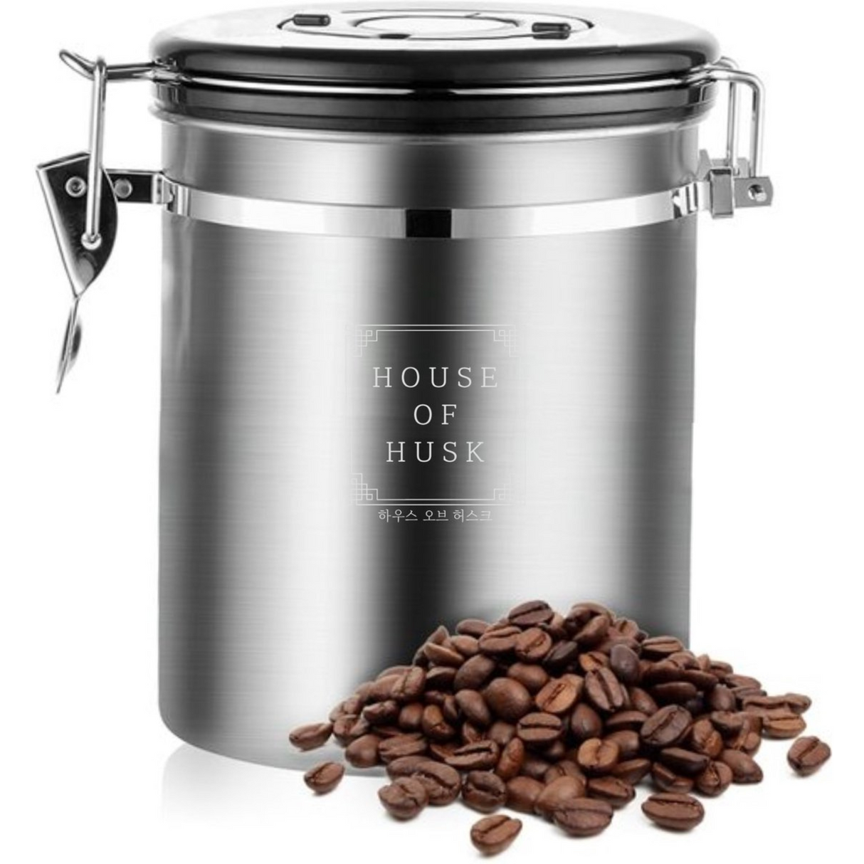 Koffieblik met CO² Ventilatie Zilver