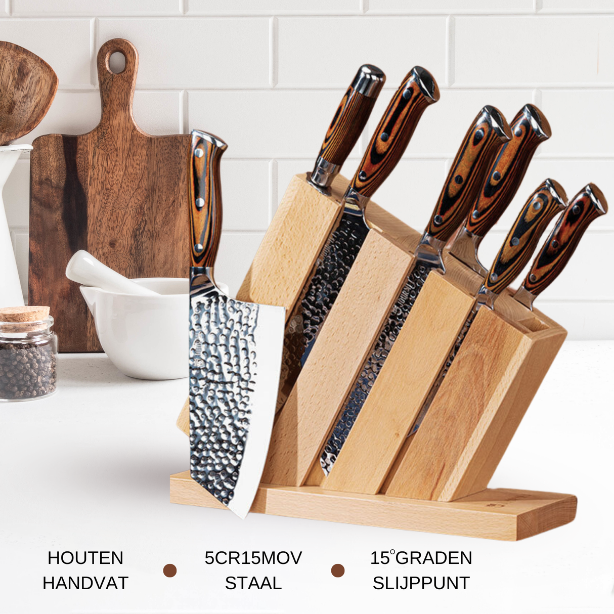 Messenblok met Messen