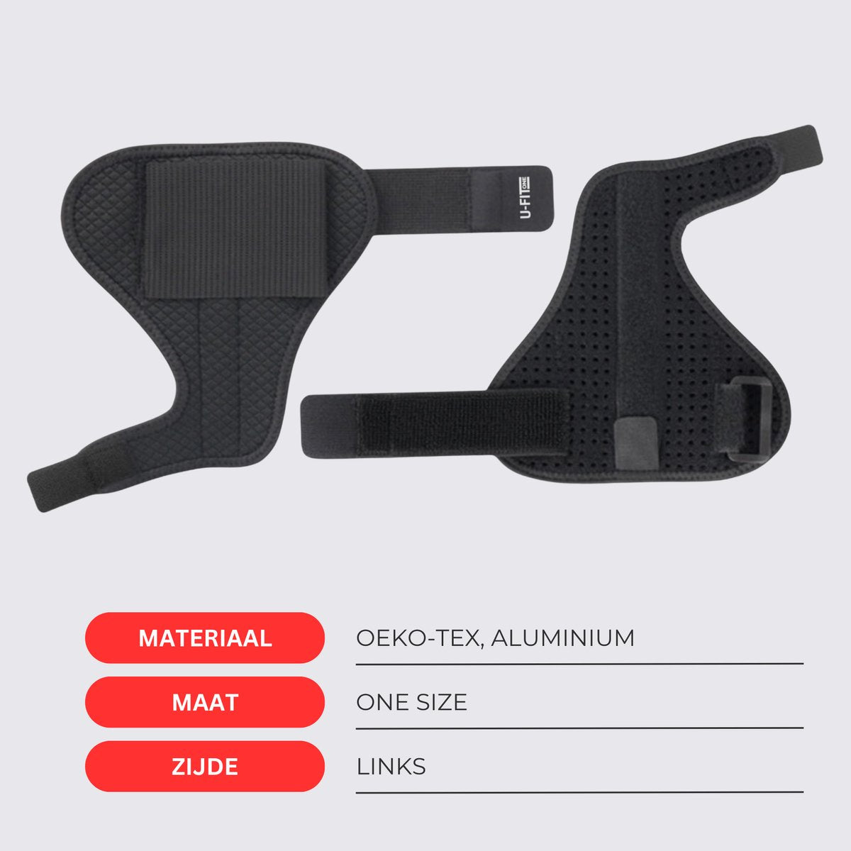 Duimbrace Zwart Links