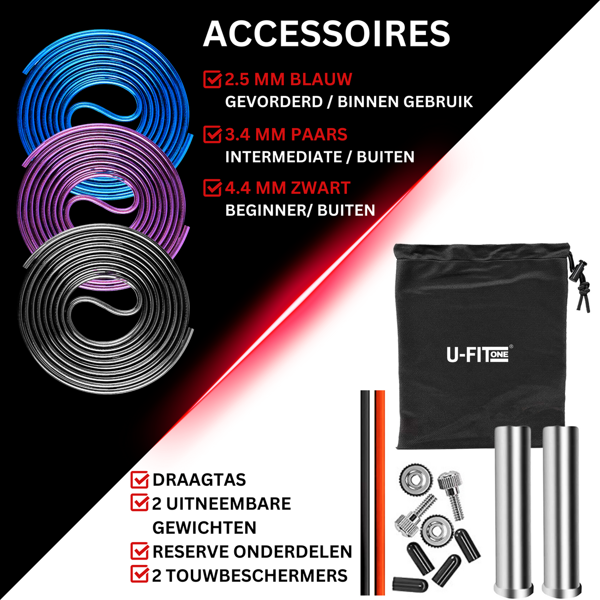 Verzwaard Springtouw Set