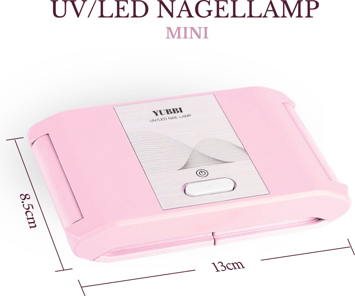 Opvouwbare Mini UV LED Nagellamp