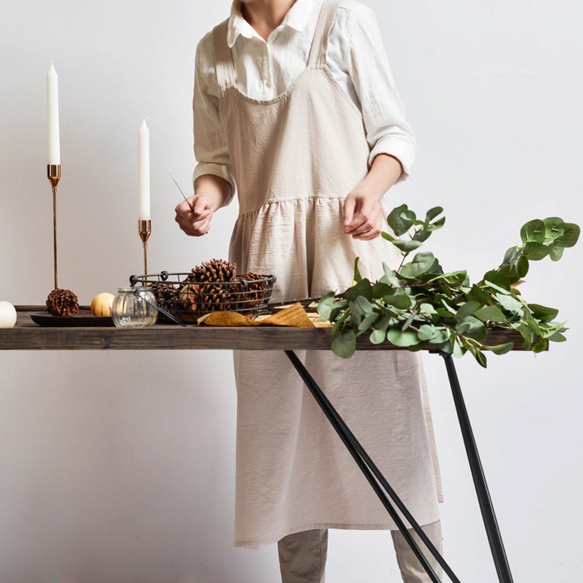 Keukenschort 'Lyssa' Beige