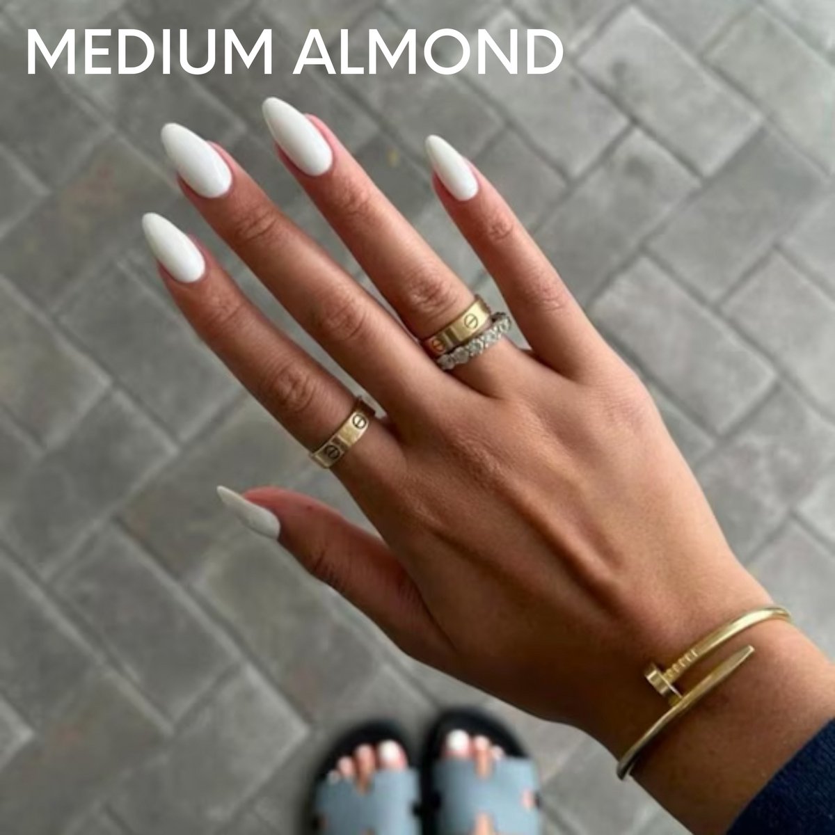 YUBBI Soft Gel Tips Medium Almond 550 Stuks