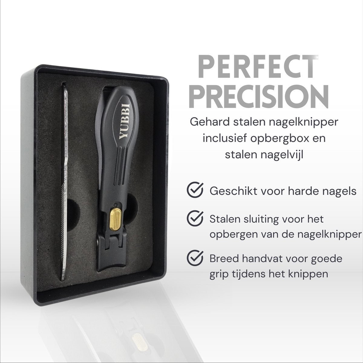 Nagelknipper Set Zwart