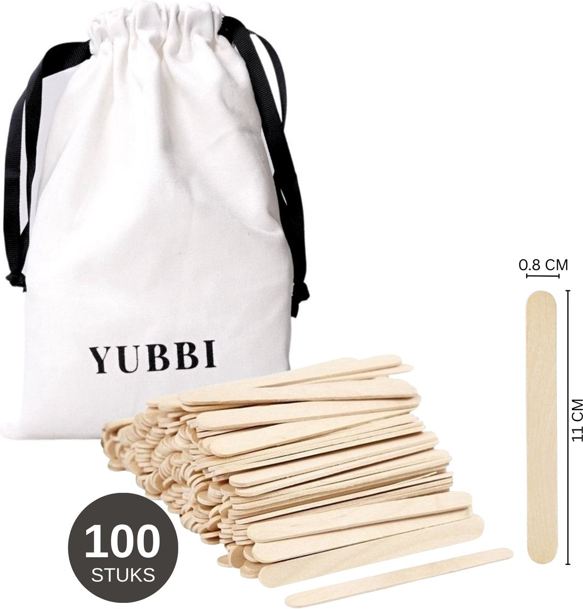 Harsspatels voor Gezicht 100 Stuks