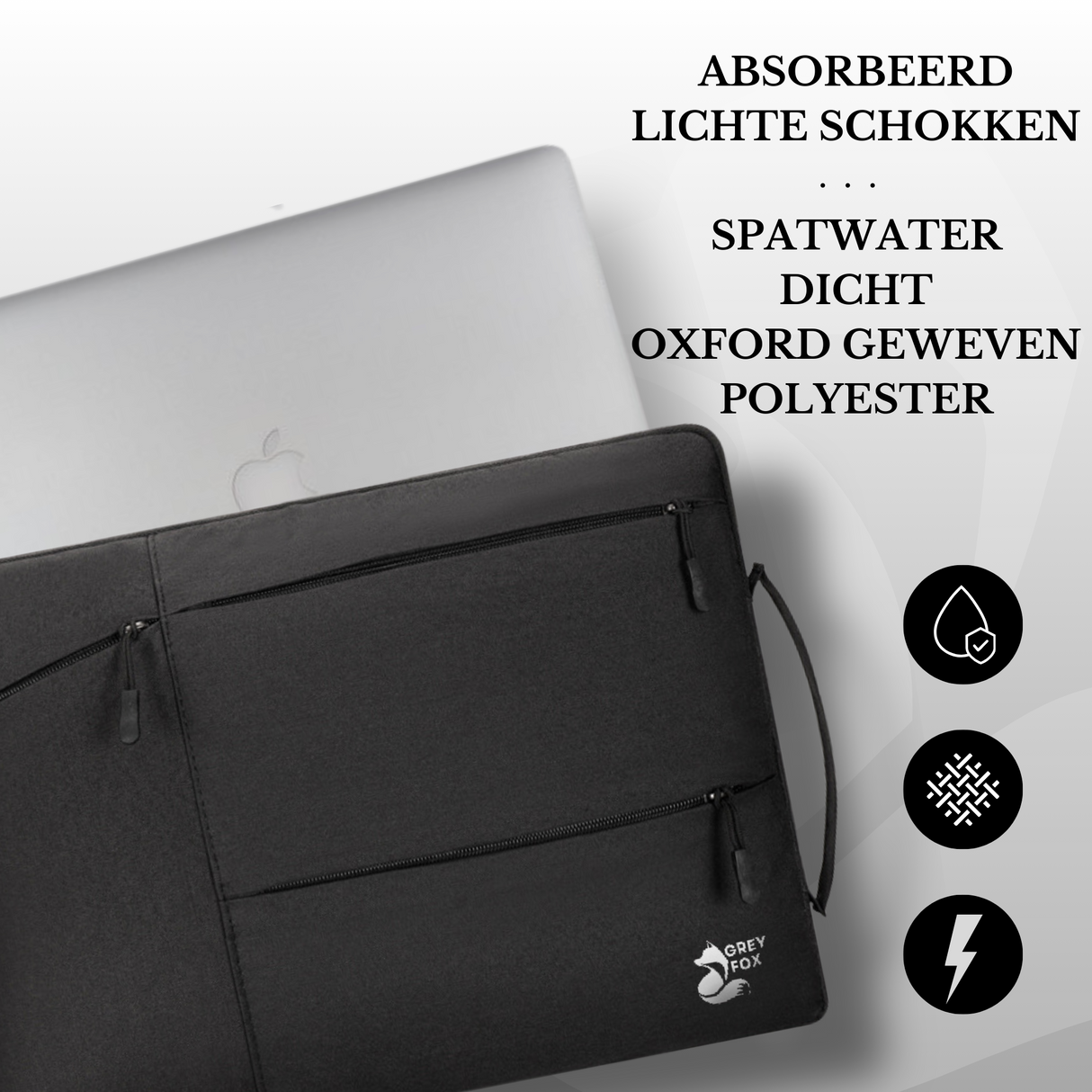 Laptophoes Basic Zwart