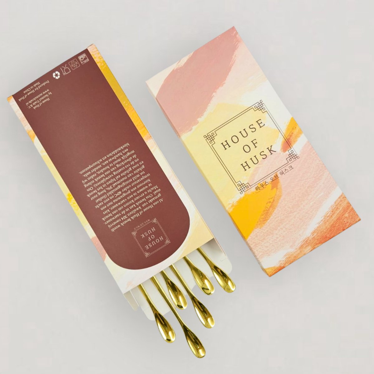 Dun Longdrinklepels 22cm Goud 6 Stuks