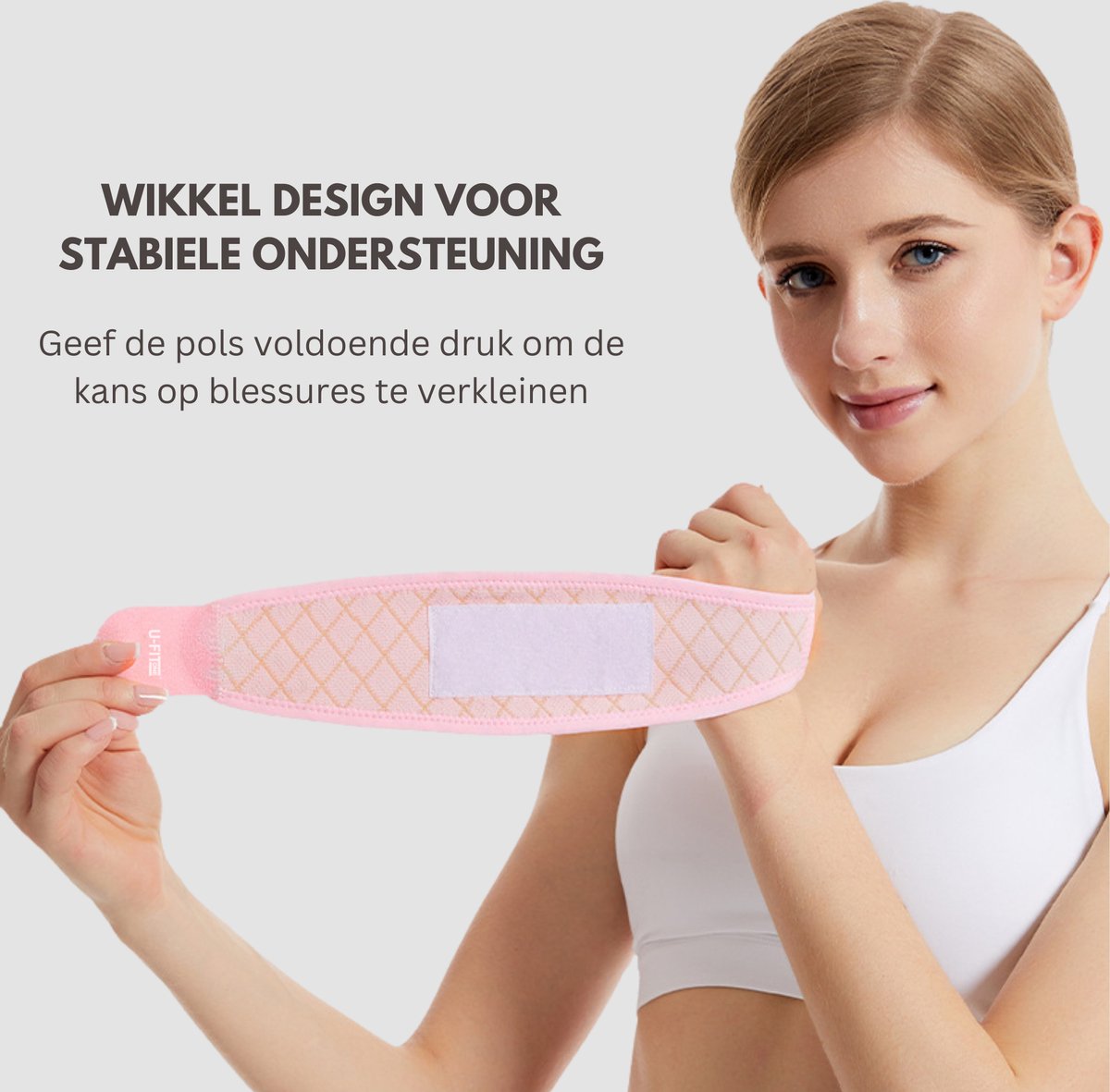 Wrist Wraps 1 Stuk Roze