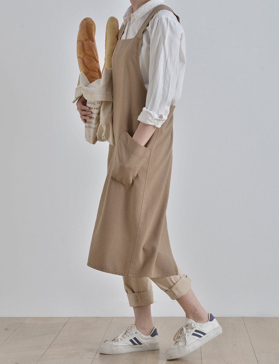 Keukenschort 'Blanco' Bruin