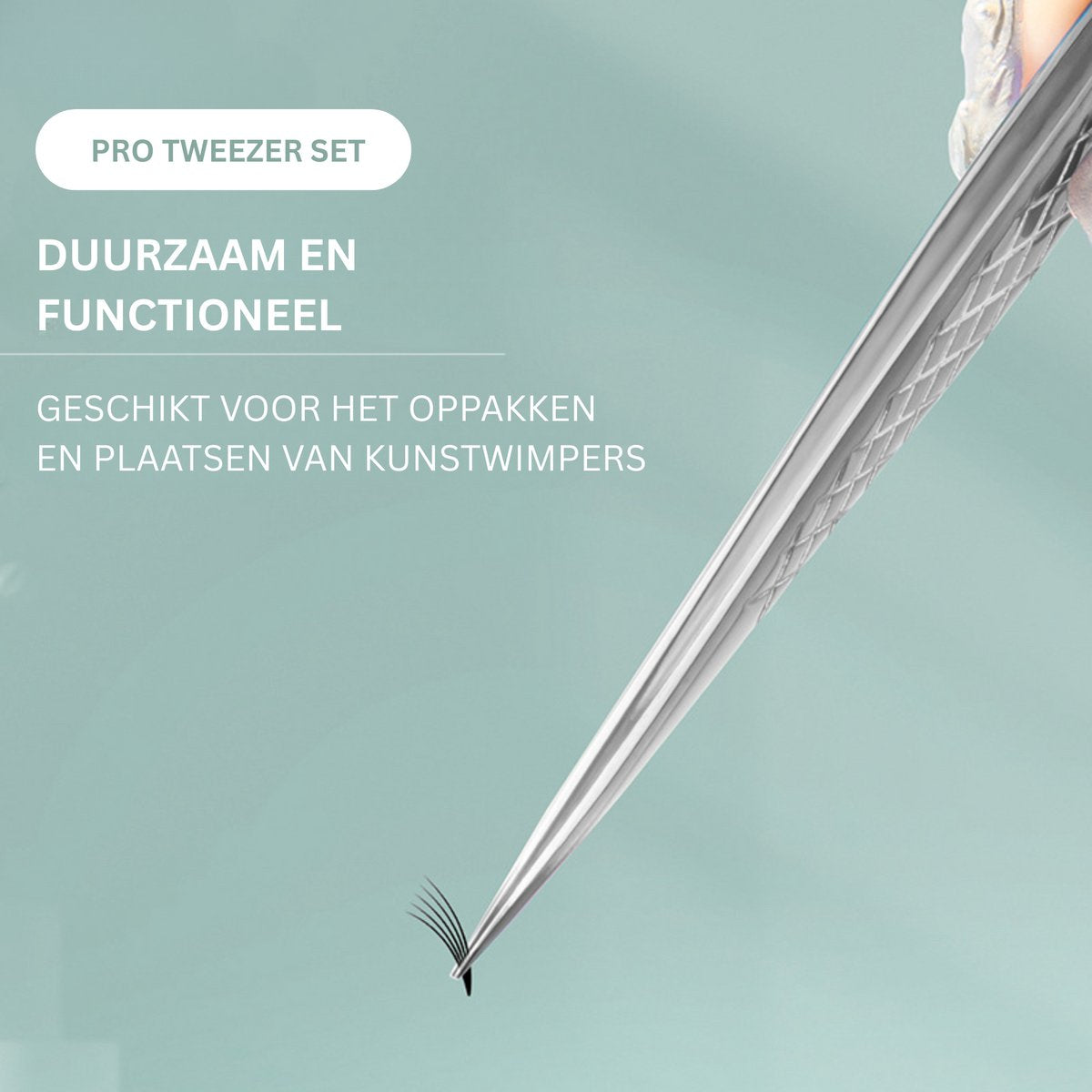 Wimperextension Pincet Set