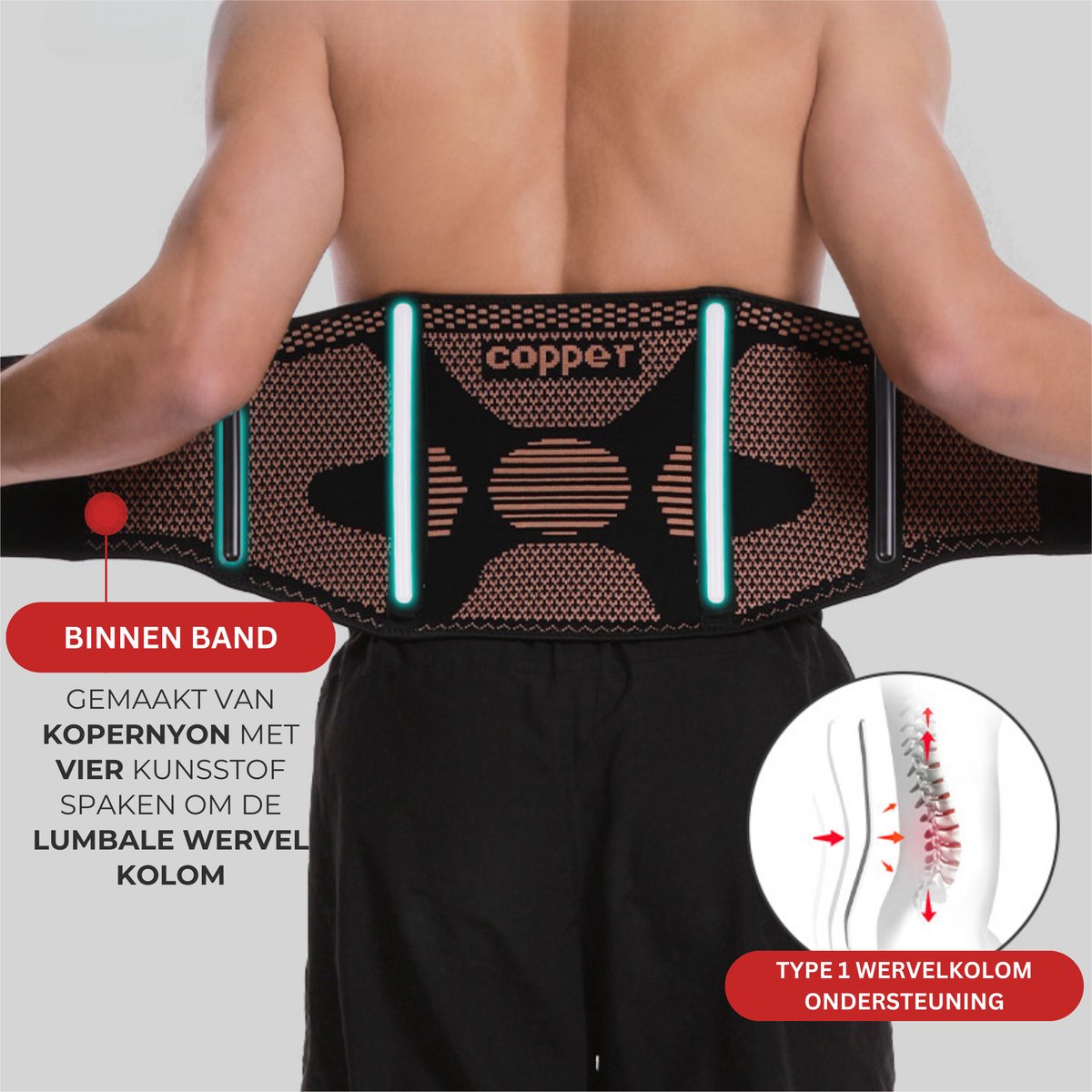 Back Support - Rugbrace Koper