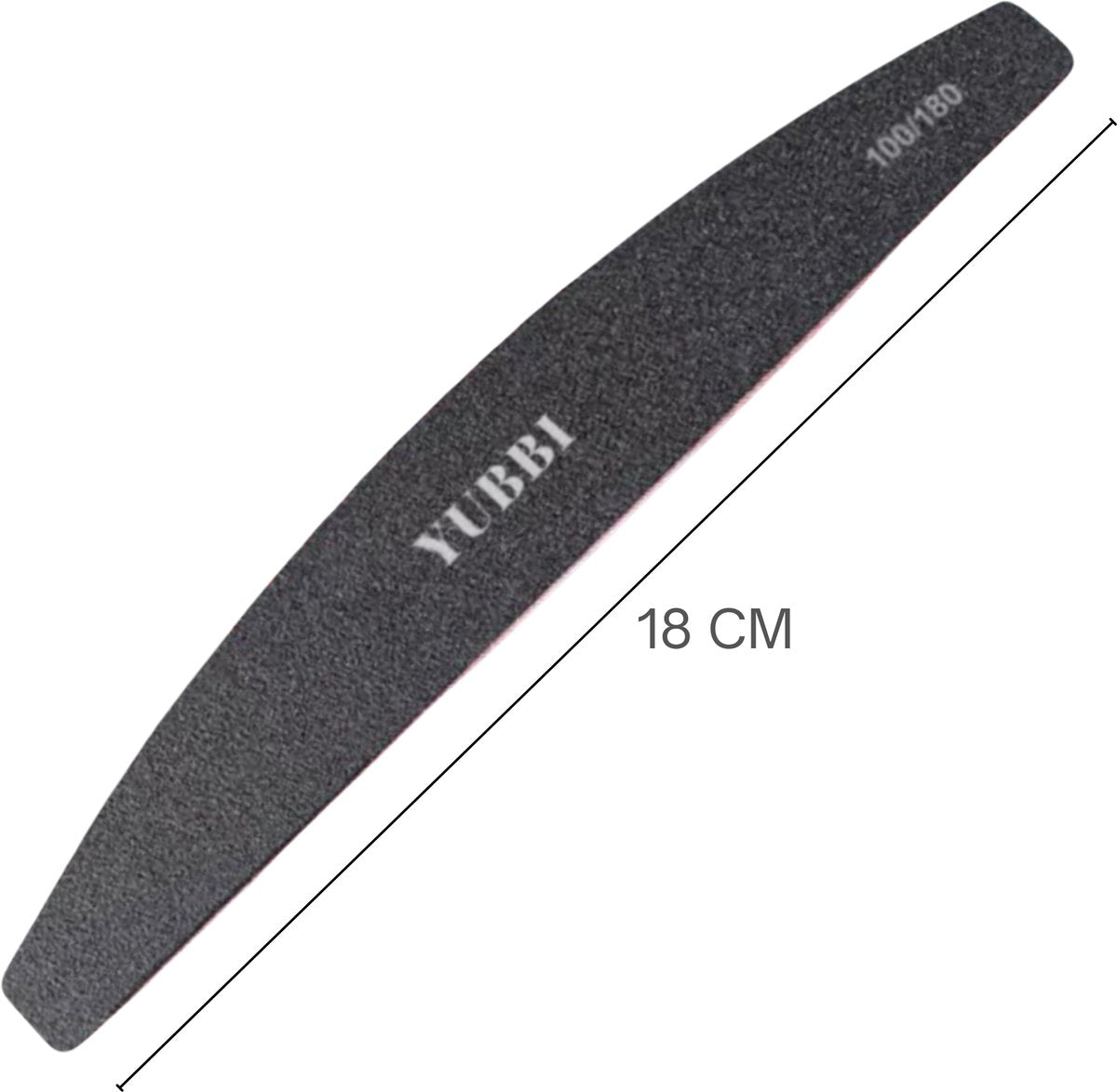 Zebra Nagelvijl Zwart Maan 20 Stuks