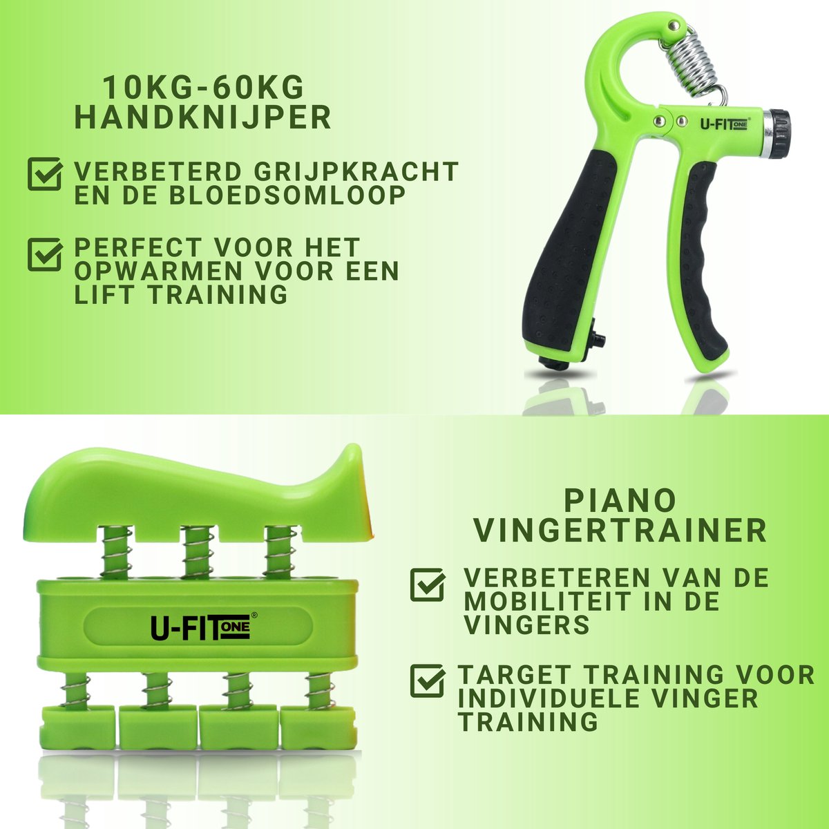 Teller Handtrainer 10-60kg 8 Delige Set