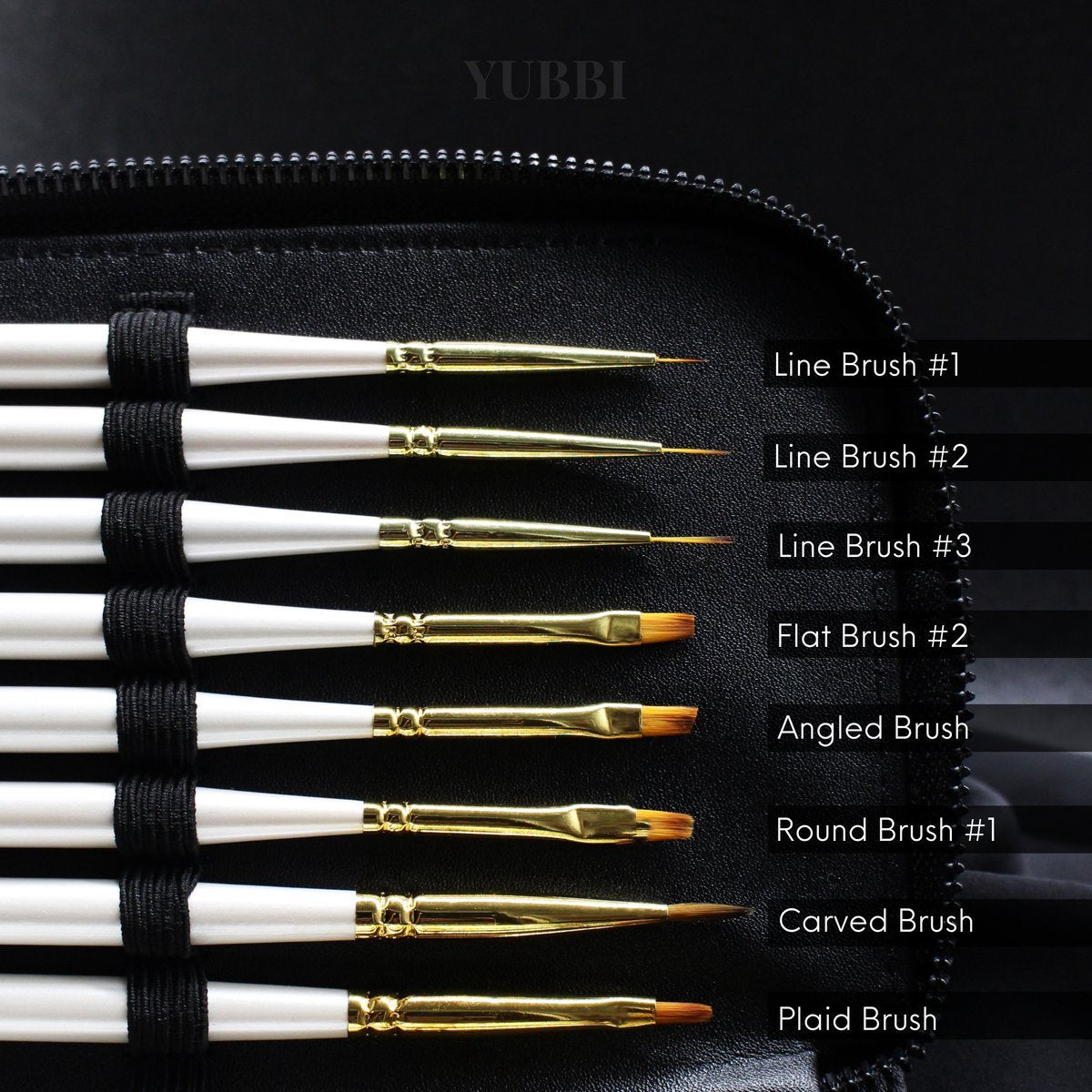 16 delige Nail Art Penselen Set