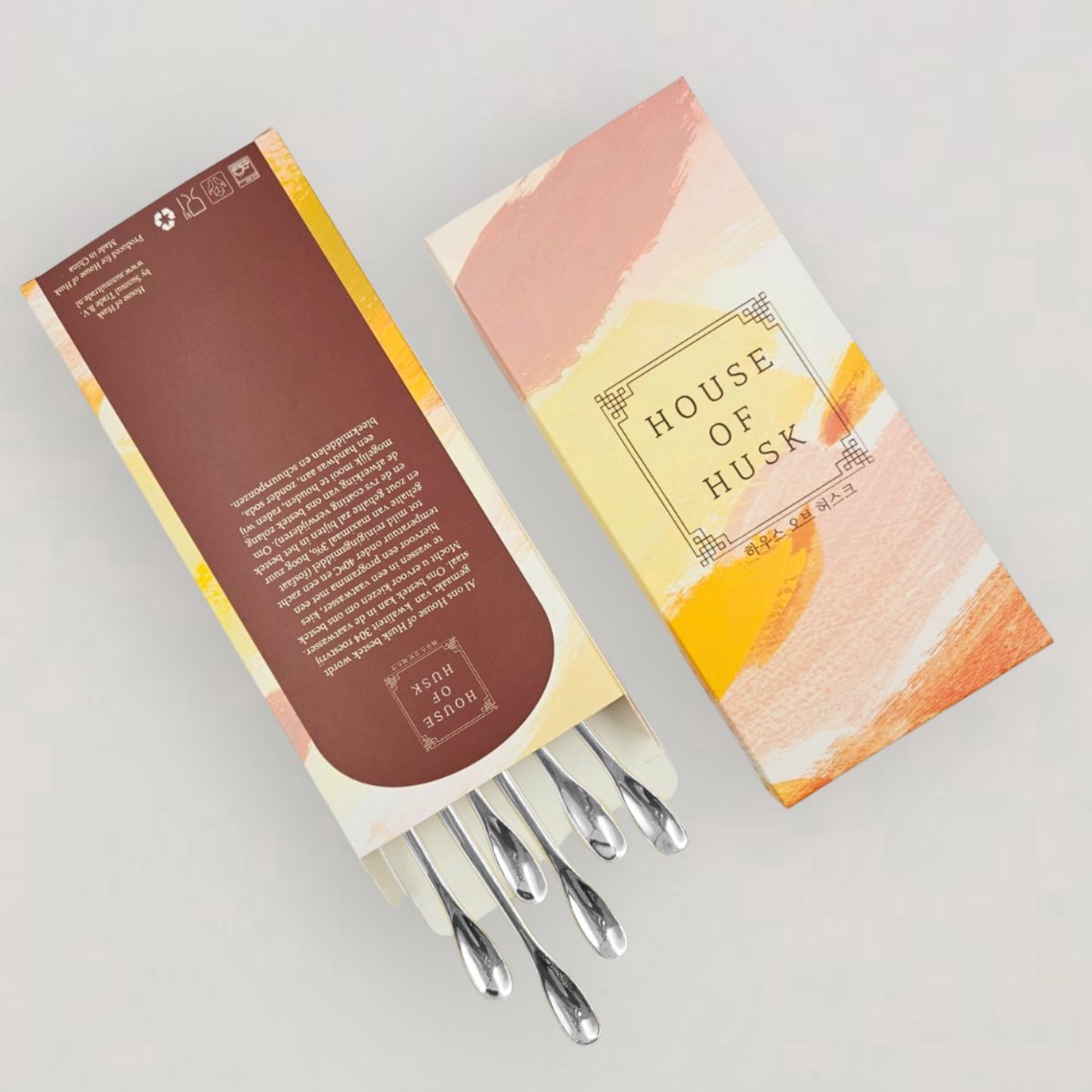 Dun Longdrinklepels 22cm Zilver 6 Stuks