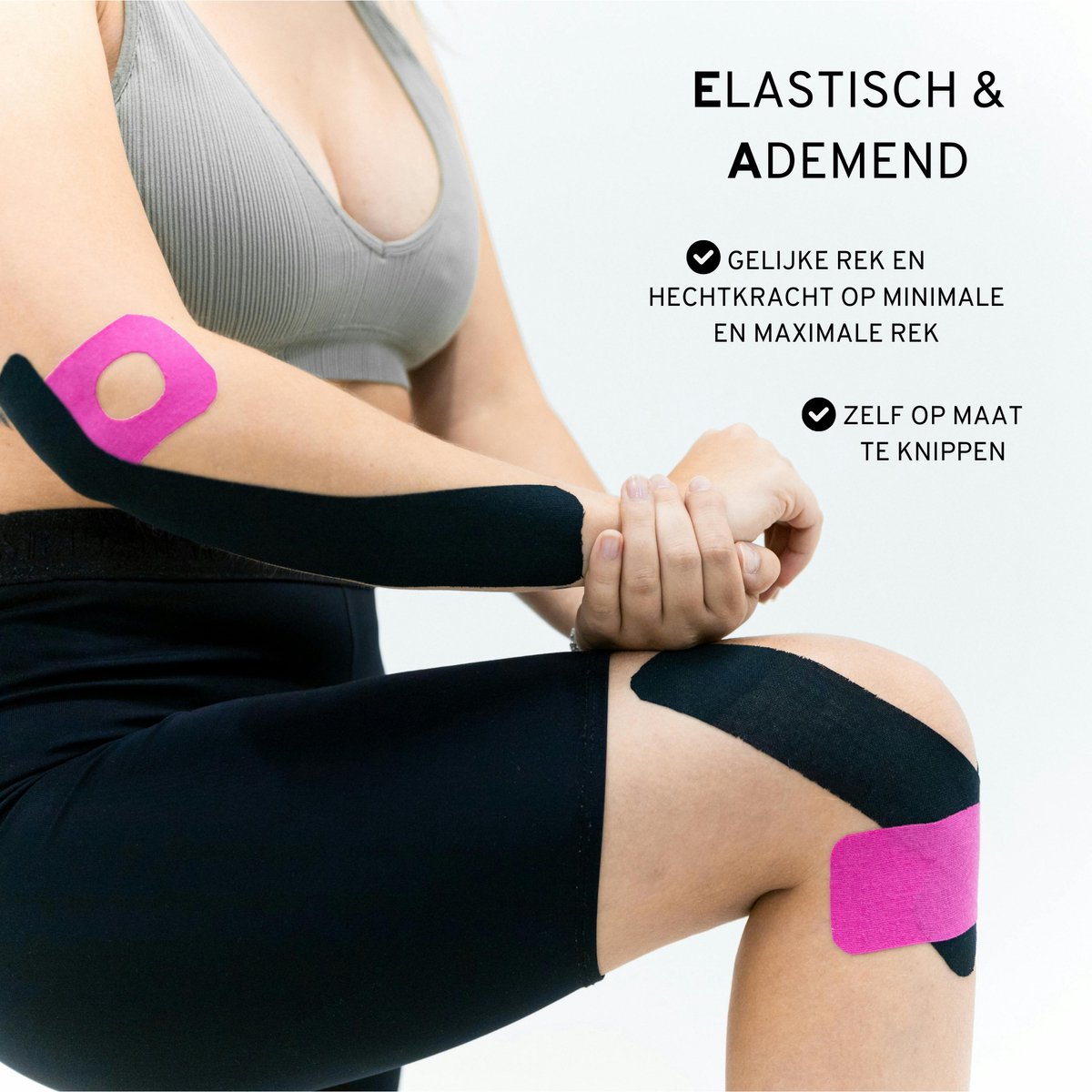 Kinesiotape Roze 6 Stuks