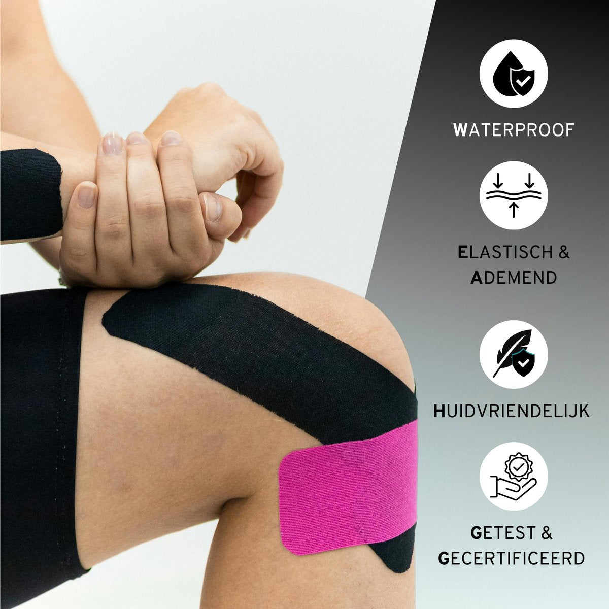 Kinesiotape Roze 6 Stuks