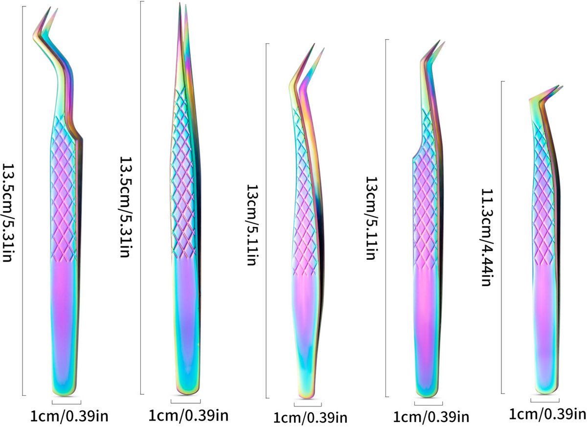 Wimperextension Pincet Set