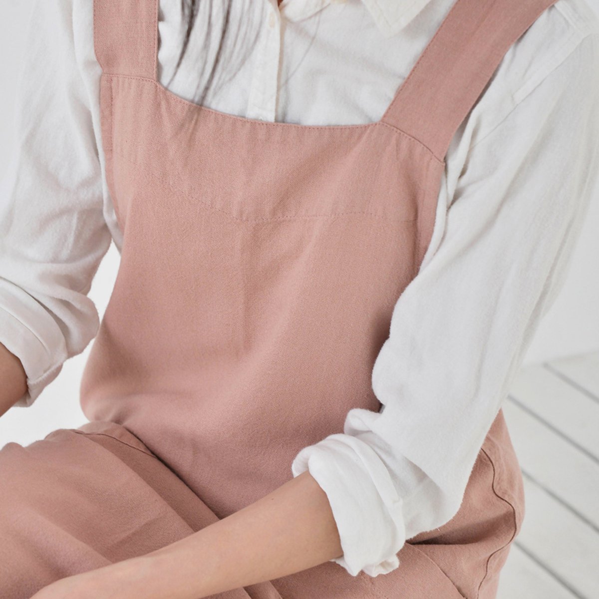 Keukenschort 'Blanco' Roze