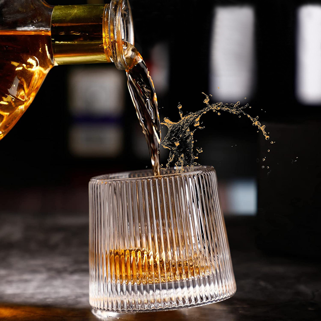 Whiskey Glazen 'Ribbel'