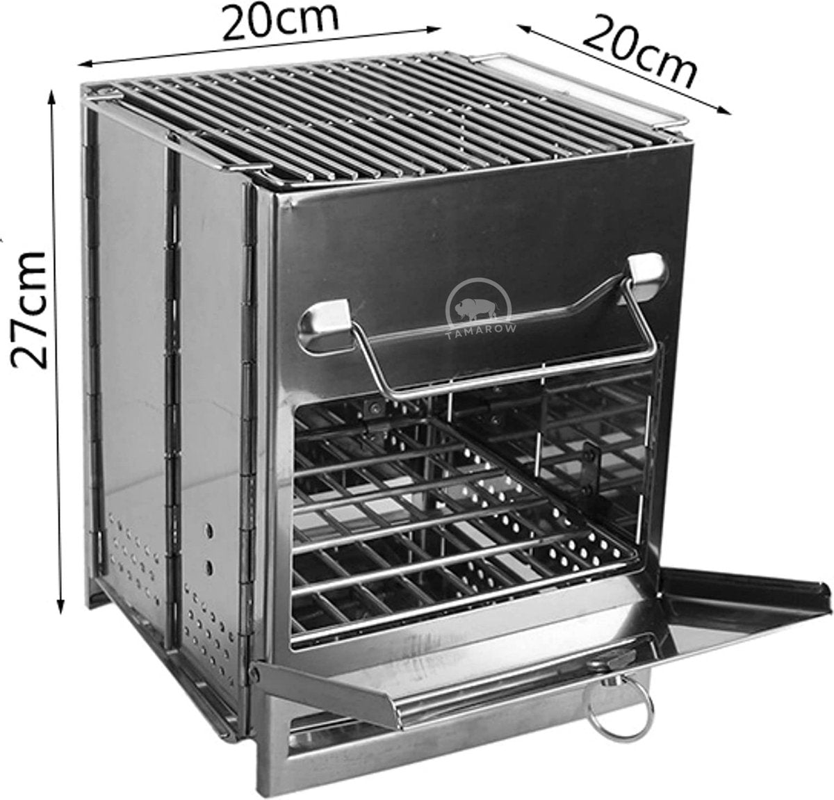 Draagbare Houtkachel 20x20x35cm