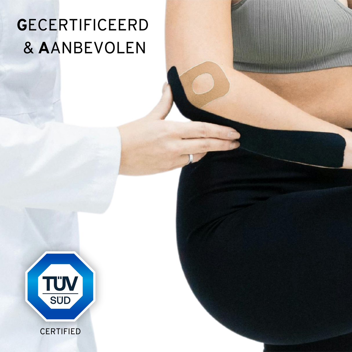 Kinesiotape Beige 6 Stuks