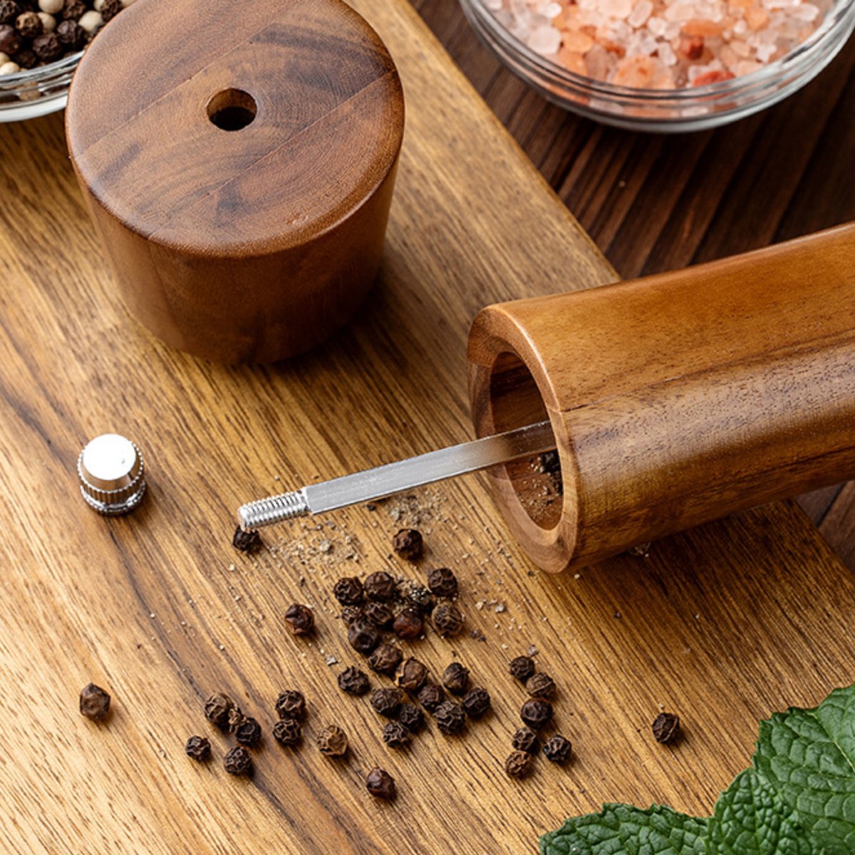 Peper- en Zoutmolen Smooth Bruin