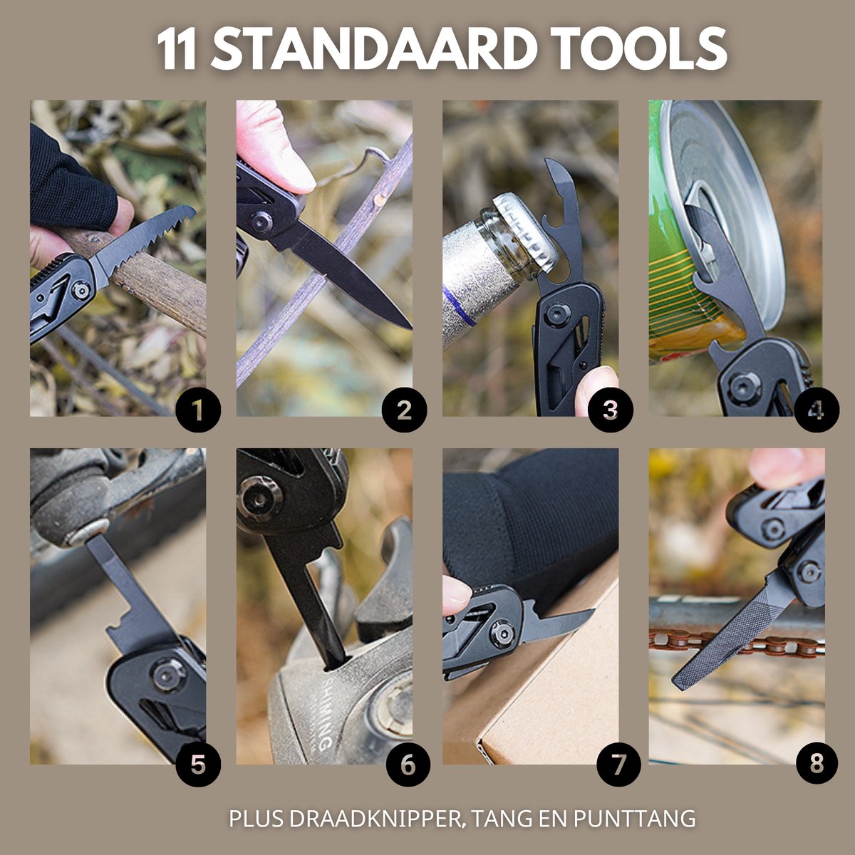 13-in-1 Multifunctioneel Zakmes