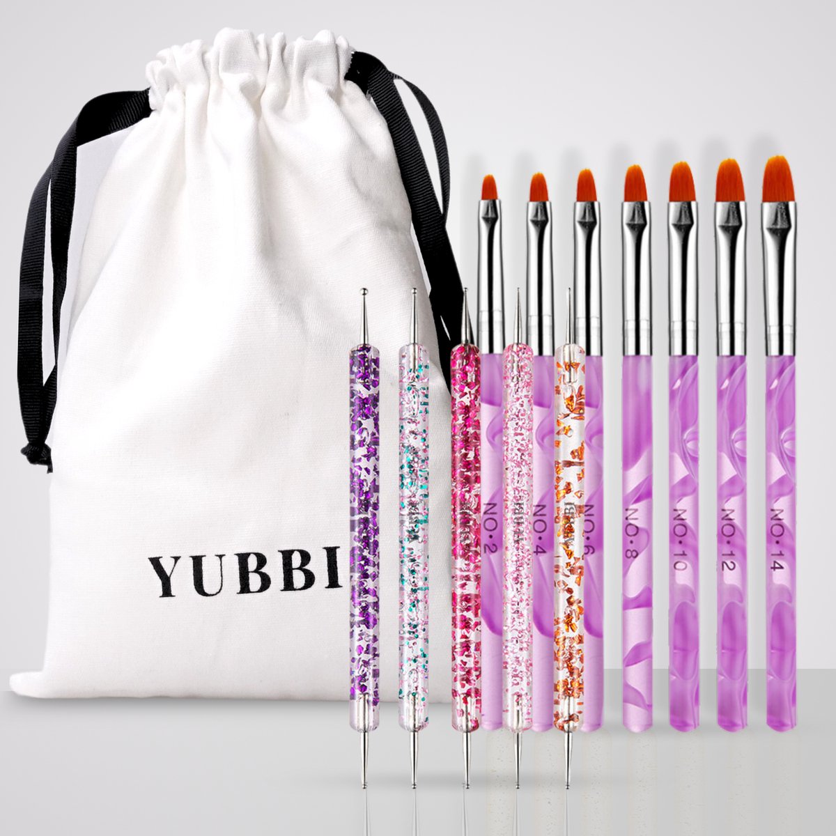 12 delige Nail Art Penselen Set