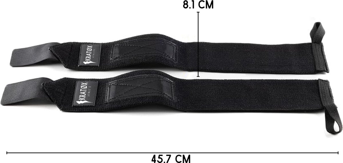Wrist Wraps Zwart 1 Paar