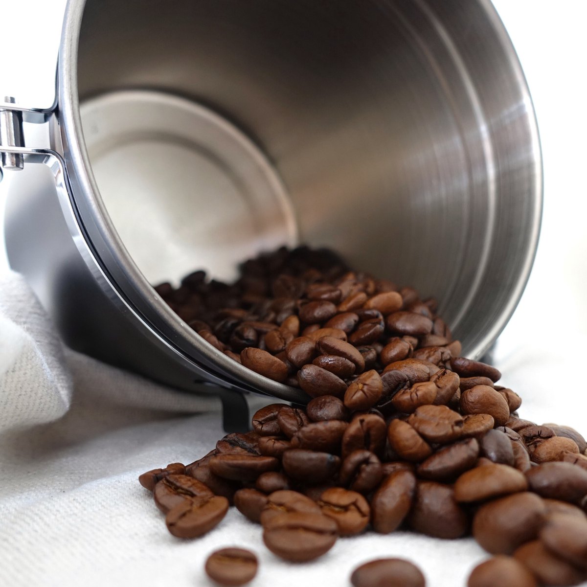 Koffieblik met CO² Ventilatie Zwart