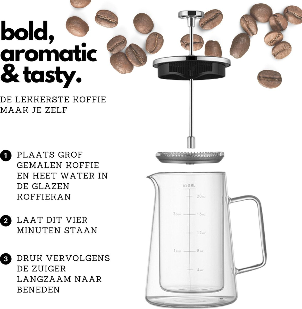 Dubbelwandige Cafetière 0.35L