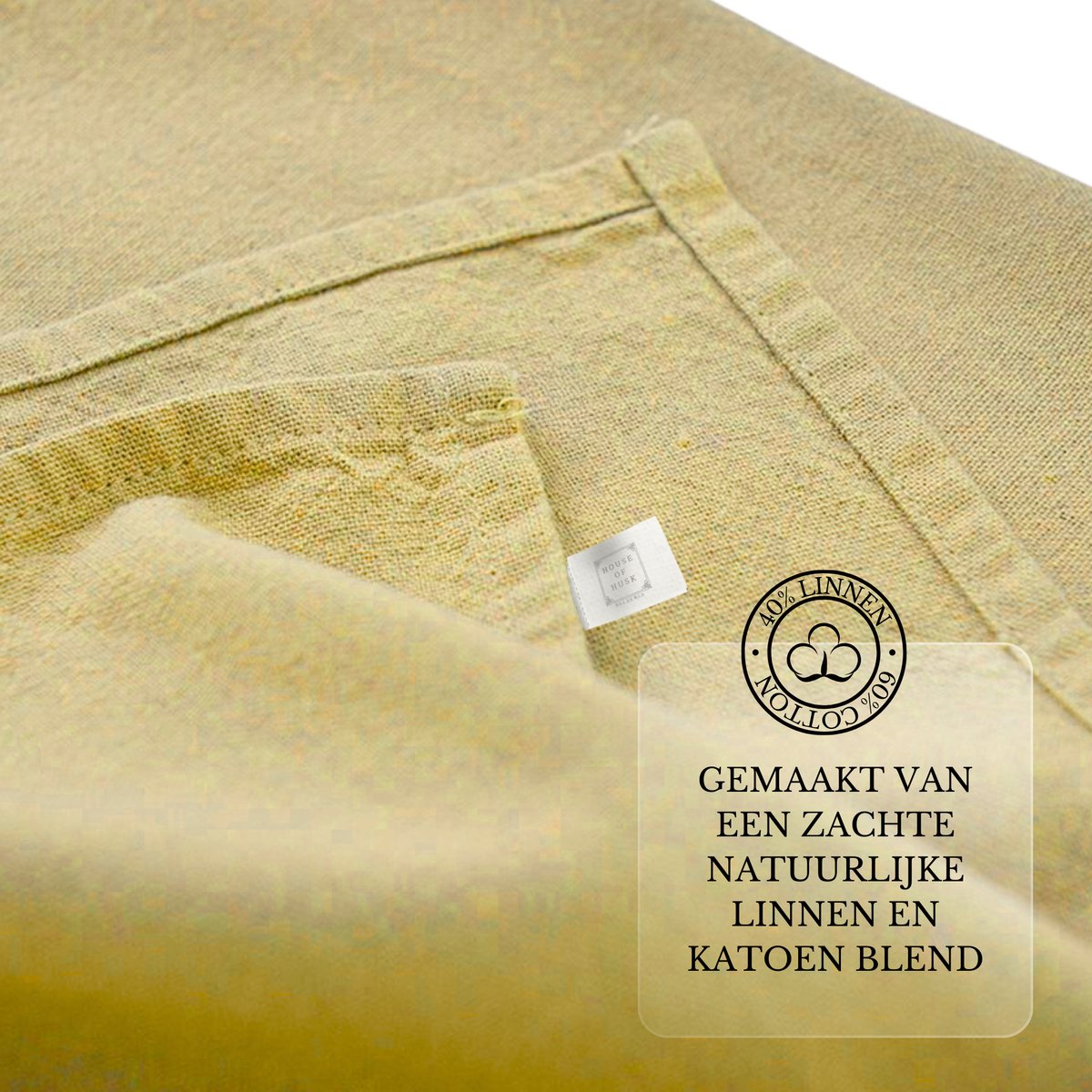 Keukenschort 'Lyssa' Geel