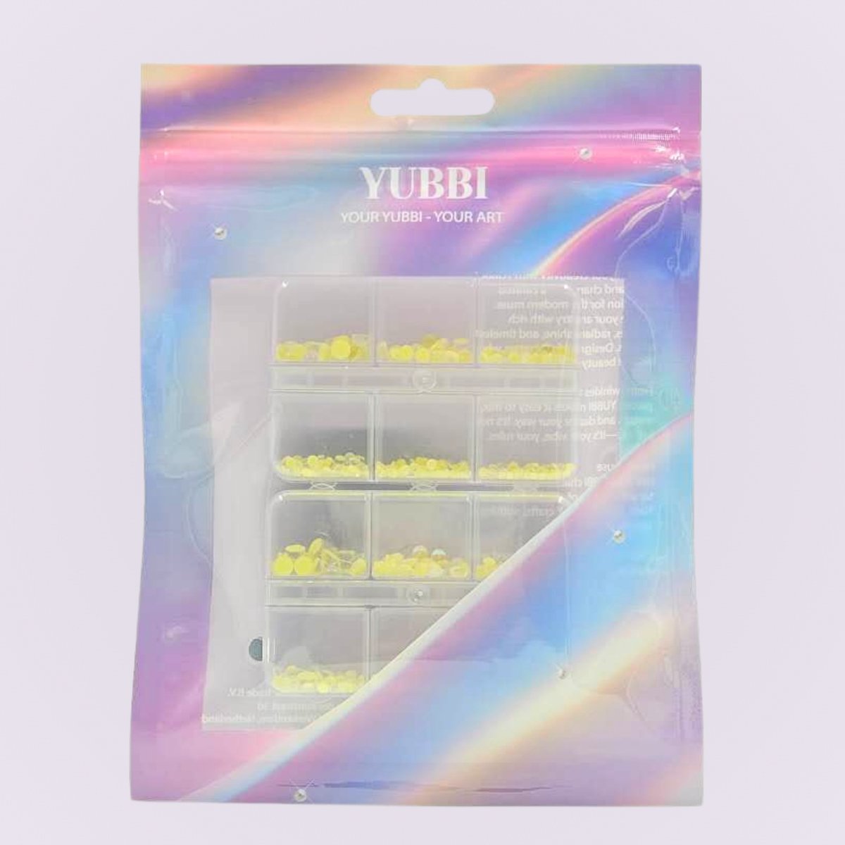 Nagel Glitter Art 2 Set Nr. 09 Buttermilk