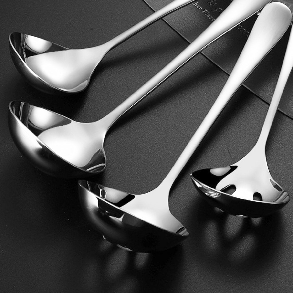 Soeplepel Mix Set 22.3cm - Ø7cm Zilver