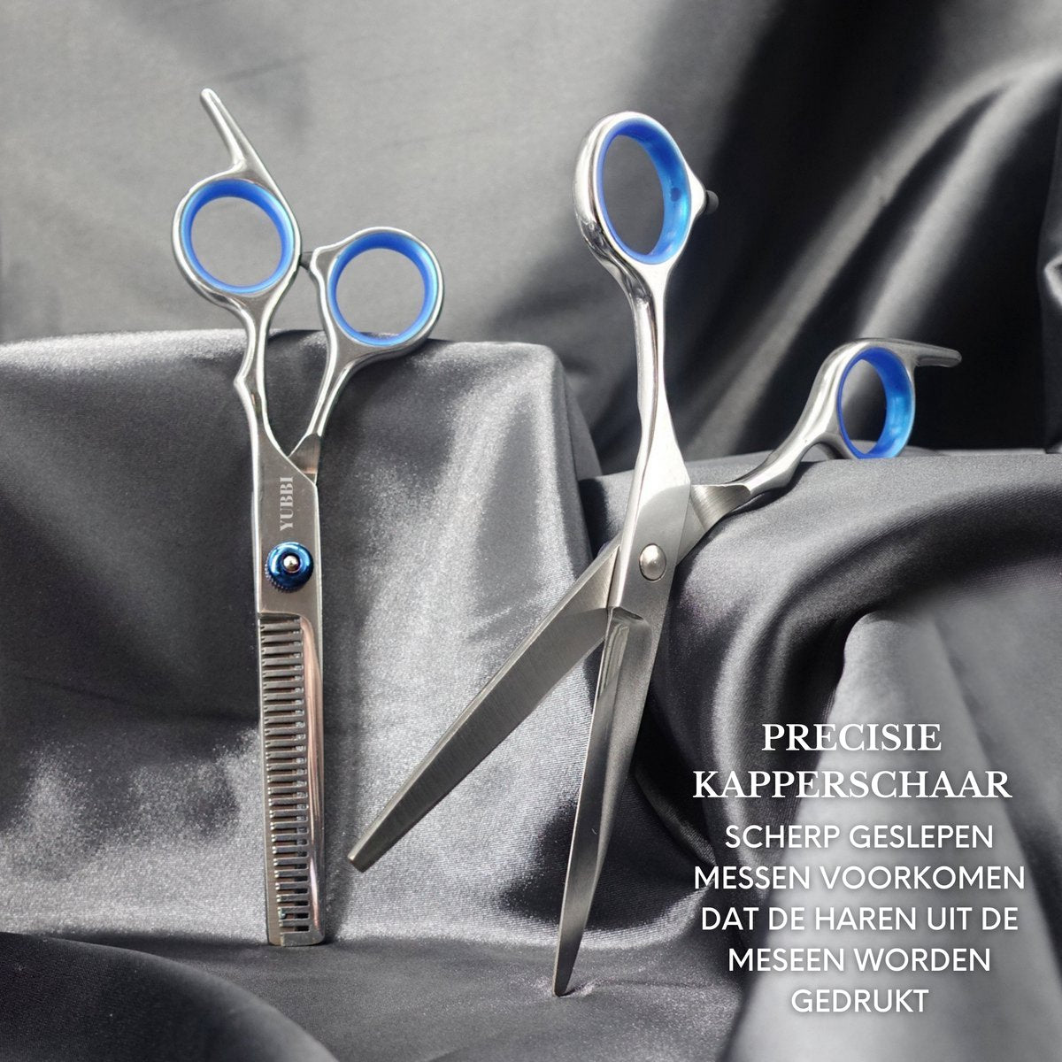 Kappersscharen Set 11-delig Zilver