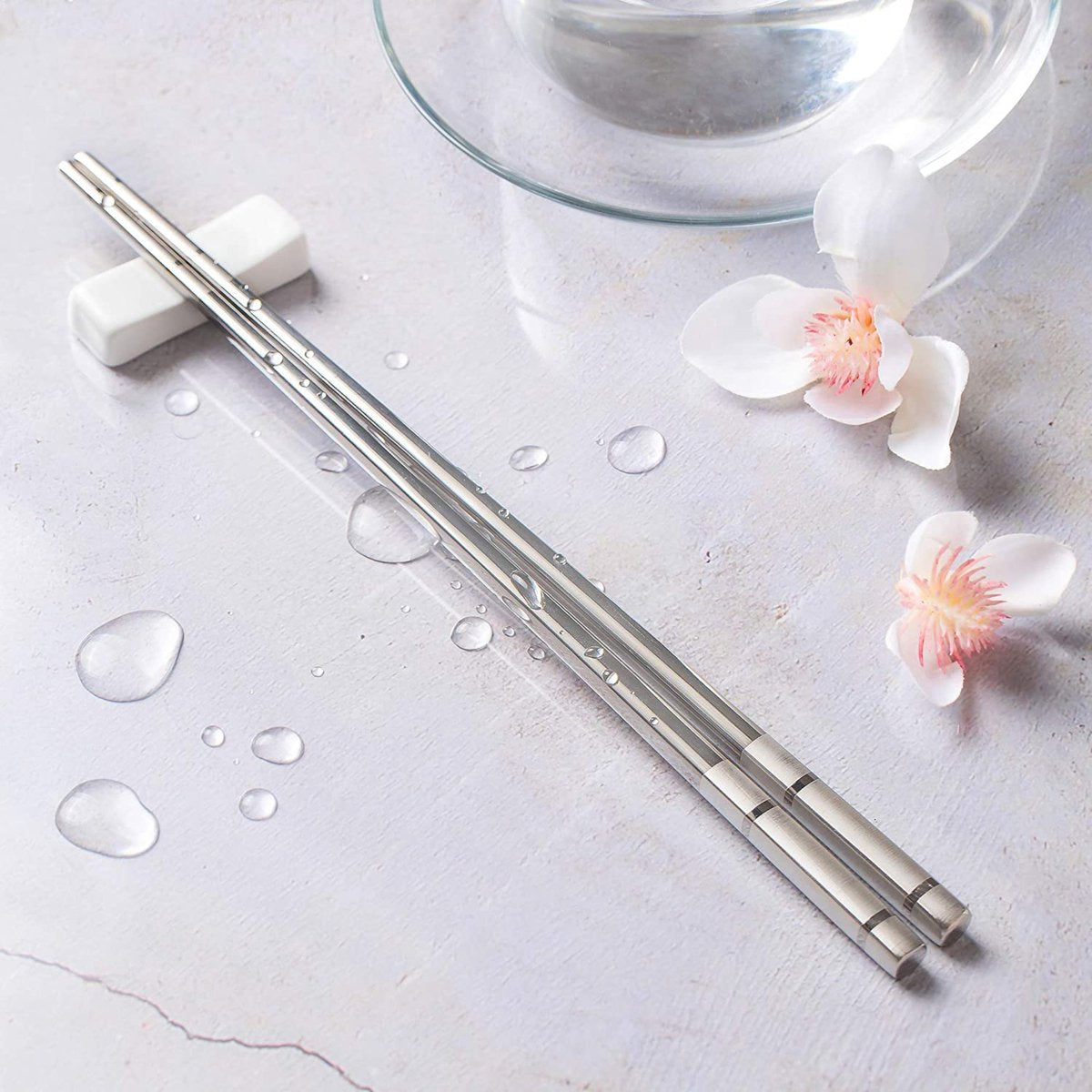 Chopstick Set Lux Zilver