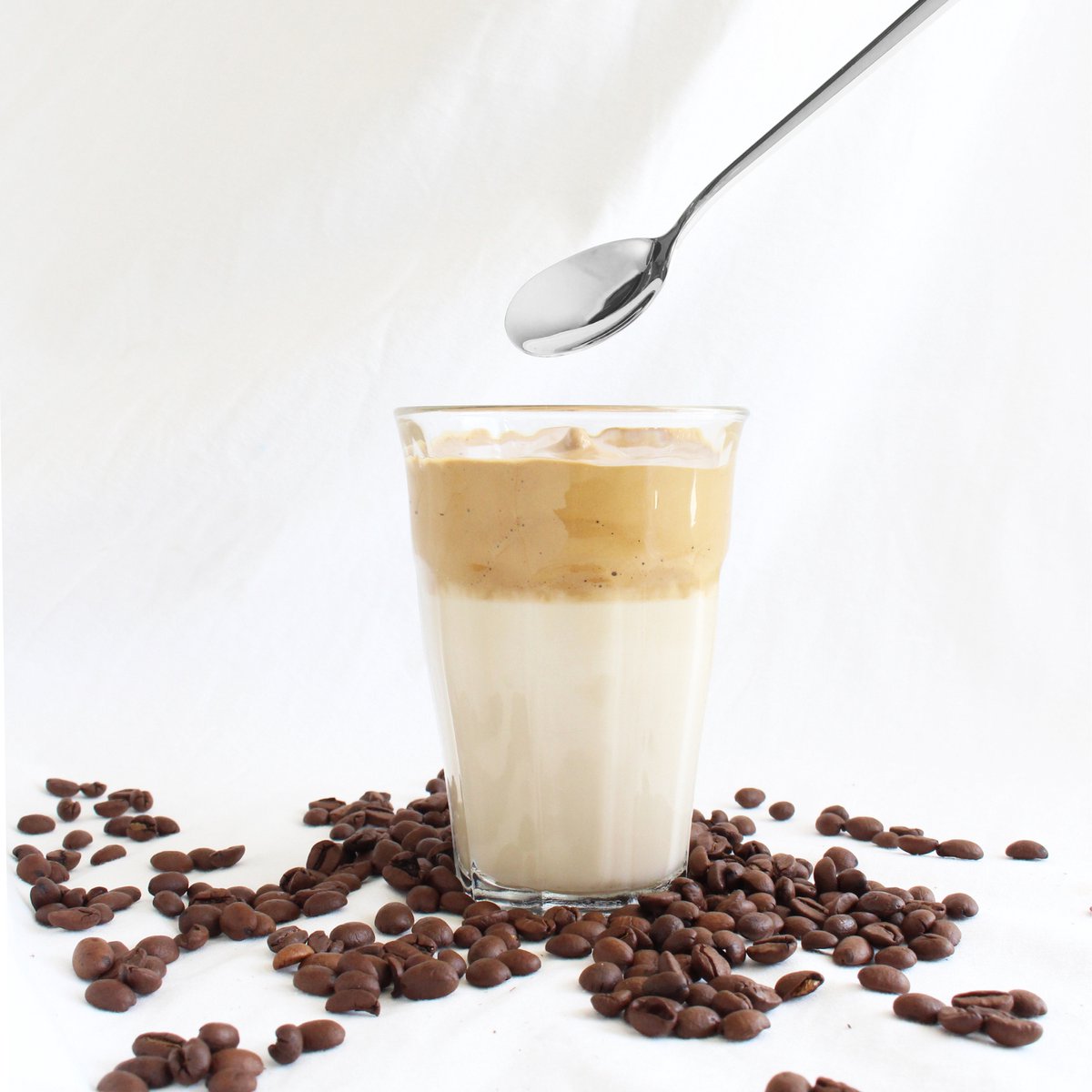 Macchiato Lepels 20cm Zilver 6 Stuks