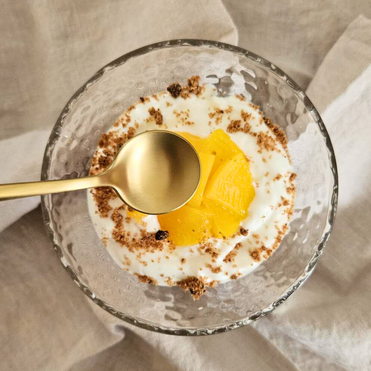 Theelepels 13cm Mat Goud 6 Stuks