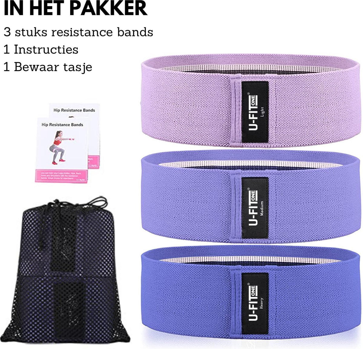 Weerstandsbanden Set Blauw