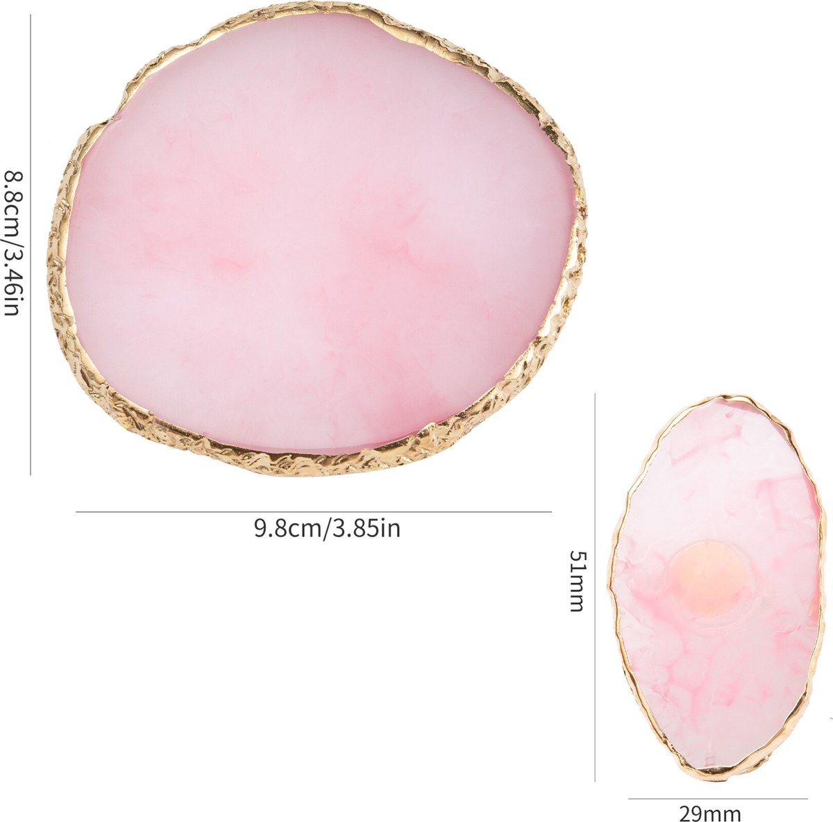 Mixing Palette en Ring Set Roze